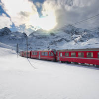 8-daagse bus- en treinrondreis Winter met de Glacier- en Bernina Express